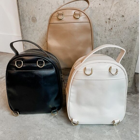 NASH grey ivory jody mini backpack - Picture 2 of 3